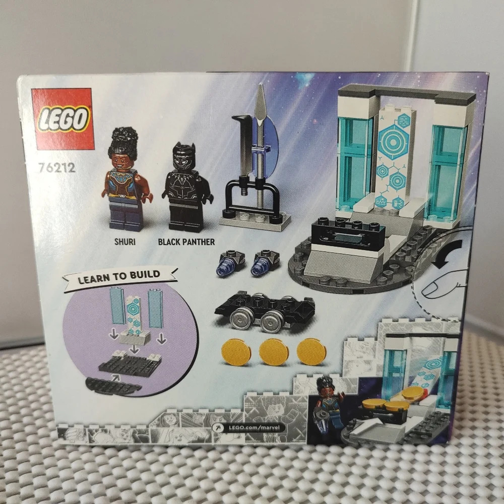 Lego 76212 Shuri's Lab Marvel Studios Black Panther NWT Building Toy Set - Picture 3 of 3